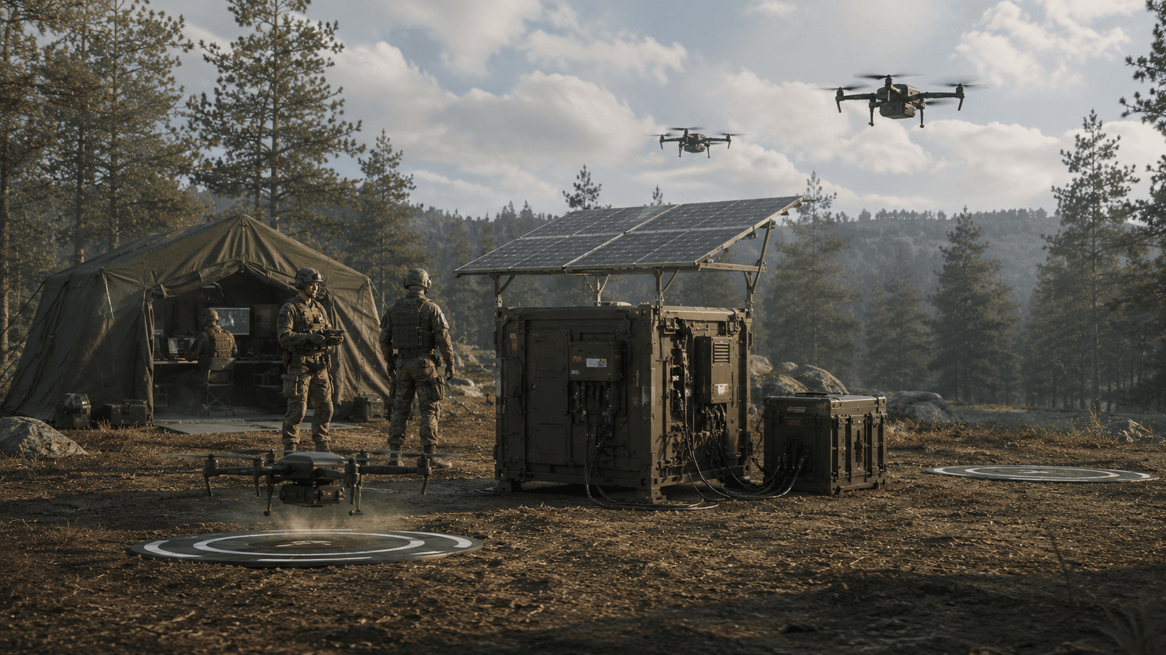 Drone-operaties en mobiele waarneming